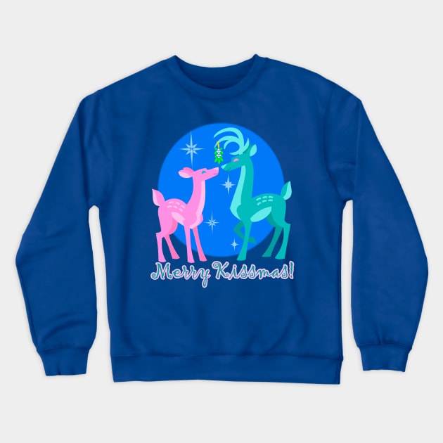 Merry Kissmas! Crewneck Sweatshirt by Toonicorn